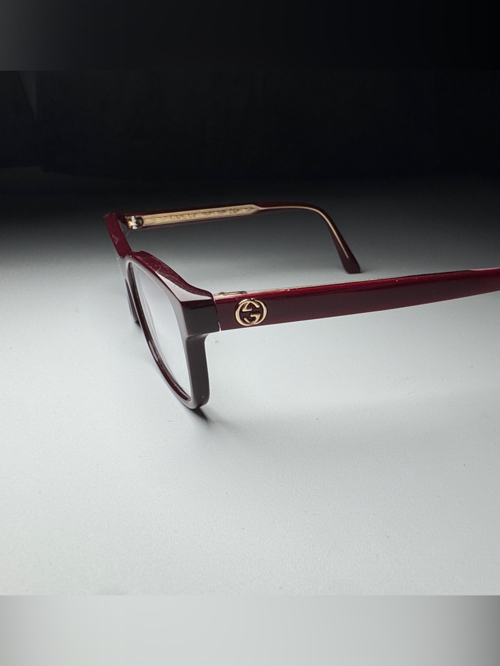 Burgundy Rectangular Reading Glasses